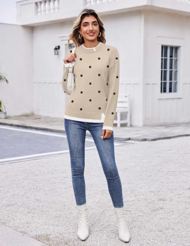 Zeagoo Womens Sweaters Crewneck Long Sleeve Pullover Tops — view 6