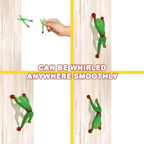 Image of Prezzie Villa Spider Man Toy-Set of 5 Sticky Wall Climbing Spider Man Toy for Kids Multicolor (1 Packs)