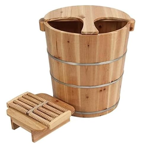 Tina de madera maciza para baño de pies