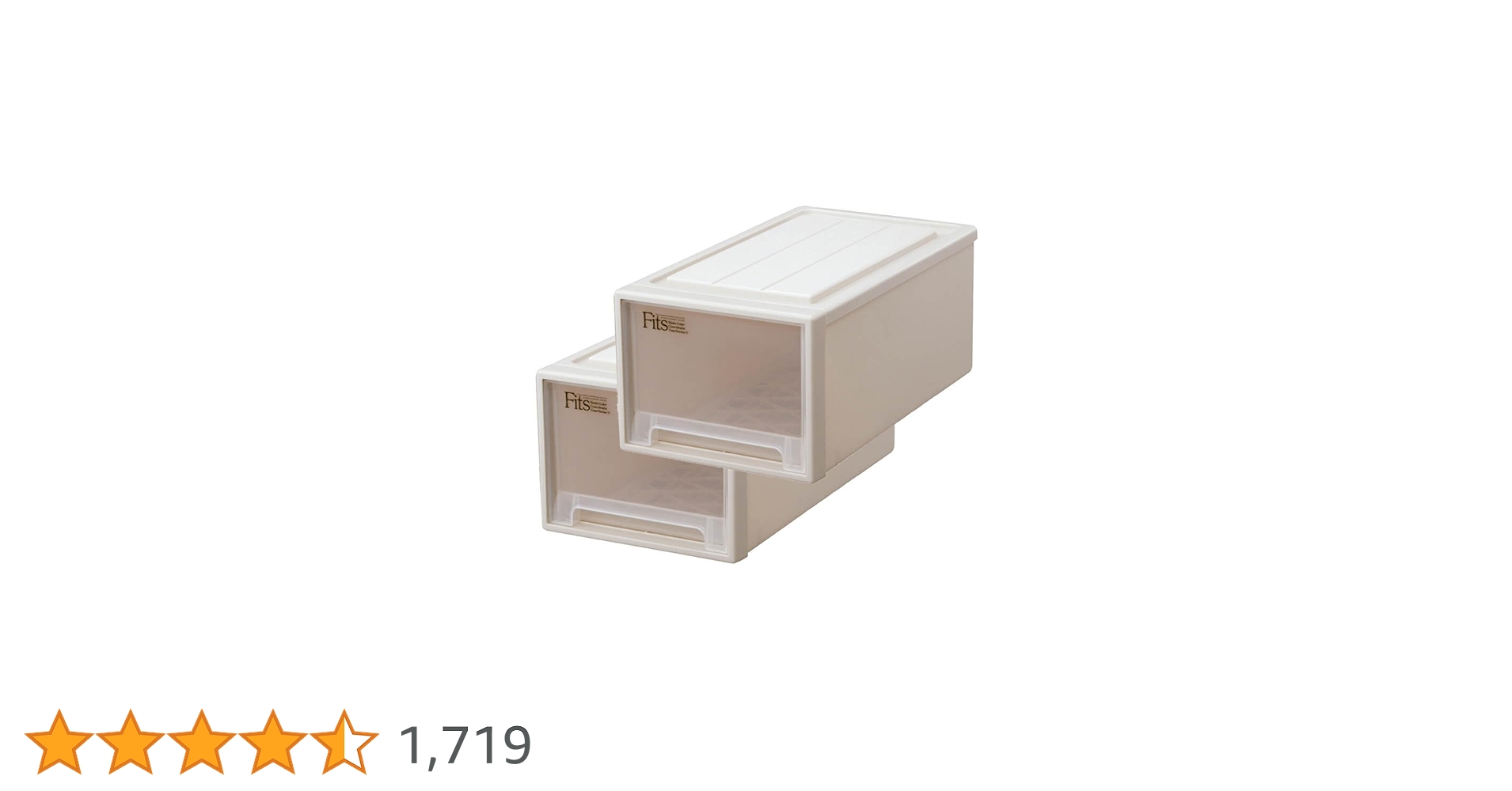 Amazon｜【通販限定2個セット】天馬 収納ボックス フィッツ