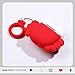 Mulafnxal Compatible with Airpods 1&2 Case,Cute 3D Cartoon Character Silicone Airpod Funny Cover,Kawaii Fun Cool Keychain Design Skin,Fashion Cases for Girls Kids Teens Boys Air pods(Red Sesame)