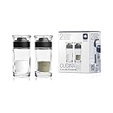Lieferumfang & Maße: Gewürzstreuerset aus 2 Behälter mit Deckel, Maße: 9 cm x 4,3 cm, 190 g, Fassungsvermögen je 40 ml - eignet sich ideal als Geschenk zur Hochzeit, Geburtstag oder als Einzugsgeschenk