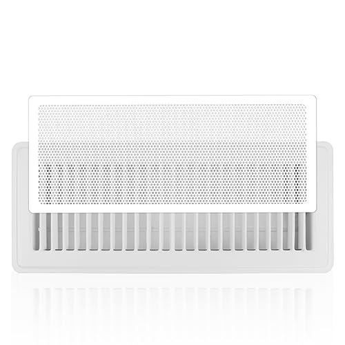 Floor Register Vent Cover- 4"x12" Air Vent Screen Mesh, Frame