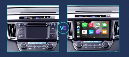 Pantalla con Carplay y Android Auto inalámbricos de 2G+32G para Toyota RAV4 2