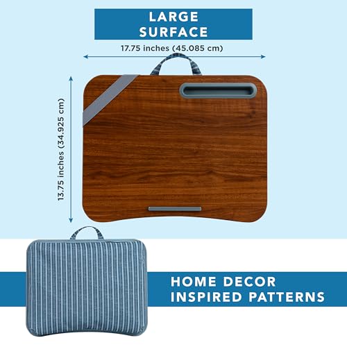 Image of LAPGEAR Designer Lap Desk with Phone Holder and Device Ledge - Arrow Stripes - Fits up to 15.6 Inch Laptops - Style No. 45411,(Pack of 8)