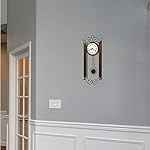 Howard Miller Springdale II Wall Clocks - Analog Display Antique Style Pendulum Gray Wood Clocks with Convex Crystal Glass | Quartz Movement Perfect for Bedroom Home Decor and Office - Image 3