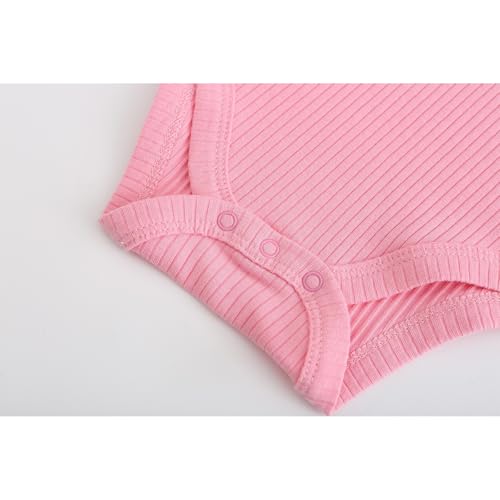 4-Pack Short Sleeve Baby Boy Girl Rompers Cartoon New born Unisex 0-12M Infant Clothes4