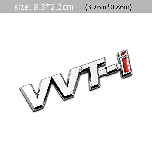 3D Metal Vvt-I Car Side Fender Rear Trunk Emblem Badge Sticker Decals For Toyota Camry Lexus Is Es Rx #TOP1