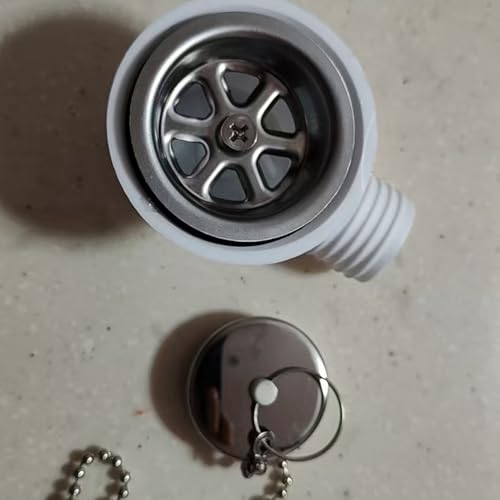 Évier à vaisselle simple en inox rond pour petites cuisines et studios - 4