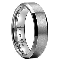 6mm Tungsten I Love You