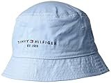 Tommy Hilfiger Mens Established Bucket Hat, Ashley Blue, Large US