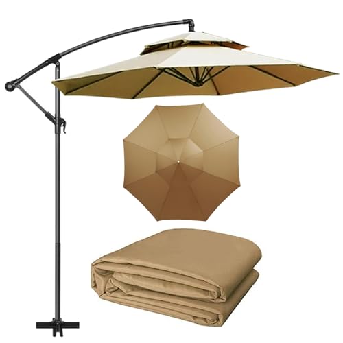 Housse de parasol durable double toit de haute résistance extérieure