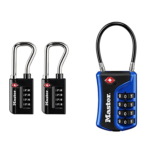 Master Lock 4688D Set Your Own Combination TSA Approved Luggage Lock, 1 Pack, Assorted : Clothing, Shoes & Jewelry
