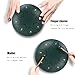 Ic Iclimetree Steel Tongue Drum – 6Inch 8 Note Rain Drum for Outside Garden, Meditation & Music Education Soothing, Hand-Tuned Steel Drum Instrument & Music Gift for Family, Friend & Kids(Stone Green)