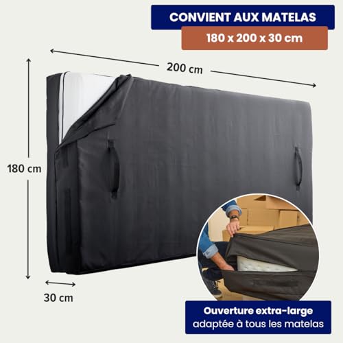 Housse de déménagement matelas 180x200 étanche contre les déchirures - 3