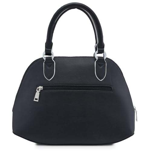 Image of Caprese Splash Satchel Bag, Small | Stylish Printed Handbag for Women with Adjustable & Detachable Sling Strap | Magnetic Snap & Zipper Closure | Ideal for Office & Daily Use