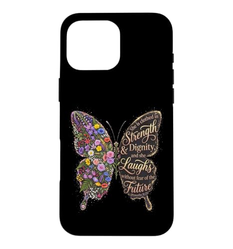 She Is Clothed With Strength & Dignity Christian Women �X�}�z�P�[�X iPhone 16 Pro Max �p