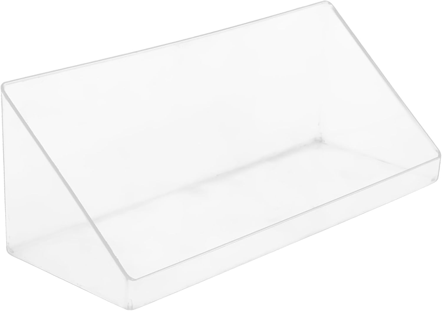 Acrylic Desktop Storage Box Multiuse Organizer for Books Magazines and Makeup Transparent Storage for Home Office and Dorm Room