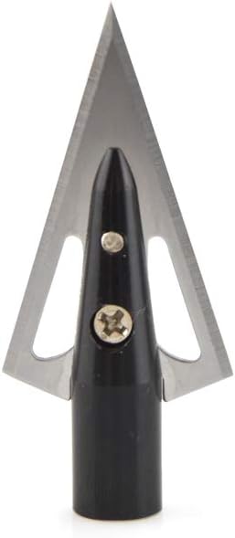 SHARROW 8mm Diameter Arrow Broadhead Glue on Arrowheads Carbon Arrow Tips 100 Grain for Achery Hunting Shooting 12 Pack