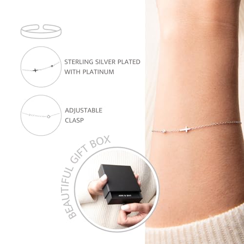 Image of Luxury Christian Bracelet With Bible Verse In Gift Box, Premium Religious Jewelry Gift For Birthdays, Sympathy, Mom, Mom to be, Sister, Daughter, Wife, Aunt, Niece & Friend, Inspirational Encouragement Present in Gift Box
