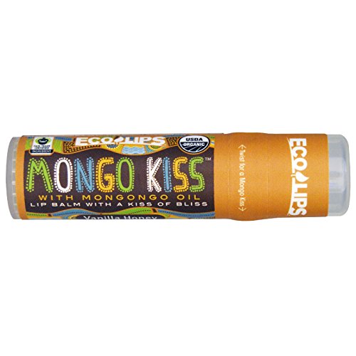 Eco Lips Inc., Mongo Kiss, Lip Balm, Vanilla Honey, .25 oz (7 g) - 2pc