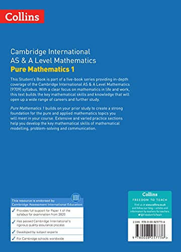 Cambridge International AS and A Level Mathematics Pure Mathematics 1 Student Book (Cambridge International Examinations) - Image 2