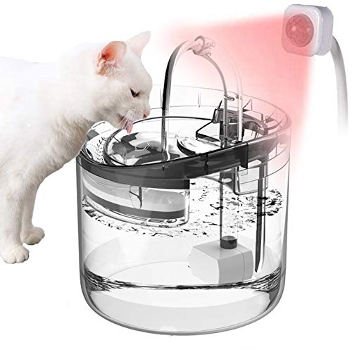 Fuente automática de agua para gatos y perros 1.8L