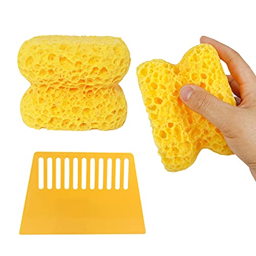 Knockdown Texture Sponge Drywall Repair Sponge Texture Patch Sponge Repair Ceiling DIY Painting Large Hole Sponge 2PCS