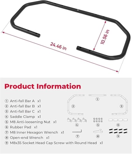 Pare-chocs de moto rigide de qualité supérieure pour CT125 finitions soignées - 2