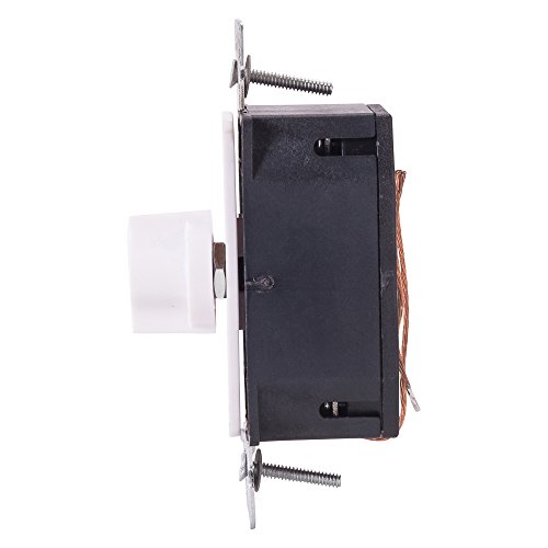 Tork A502Hw Spring-Wound In-Wall Twist Timer, 2-Hour Length And White Faceplate, 12 Awg / 125-277V, For Automatic Shutoff Of Fans And Lights #TOP5