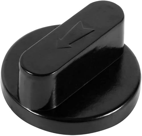 Miniatura 2 de Paquete de 5 piezas de repuesto para horno universal negro estufa de gas parrilla control perillas interruptor cocina