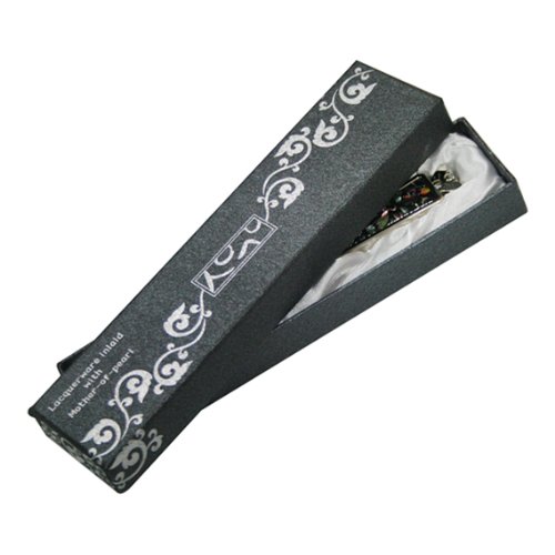 Mother Of Pearl Letter Opener Butterfly Design Black Metal Steel Knife Office Sword Blade Hand Envelope Opener Gift #TOP2