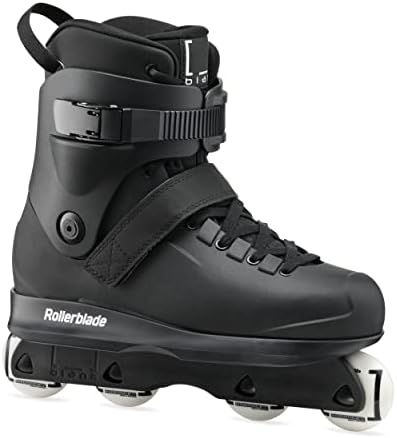 Rollerblade Blank Unisex Adult Fitness Inline Skate, Black, Urban Performance Inline Skates
