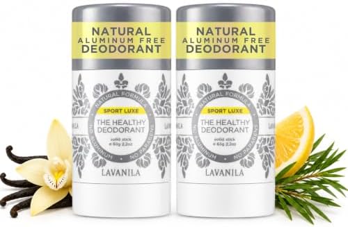 Lavanila Sport Luxe Aluminum Free Natural Deodorant - 2oz, 2 Pk ($32 Value)