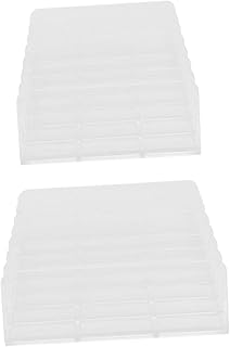 ibasenice 2pcs Large 7-grid Makeup Storage Bo...