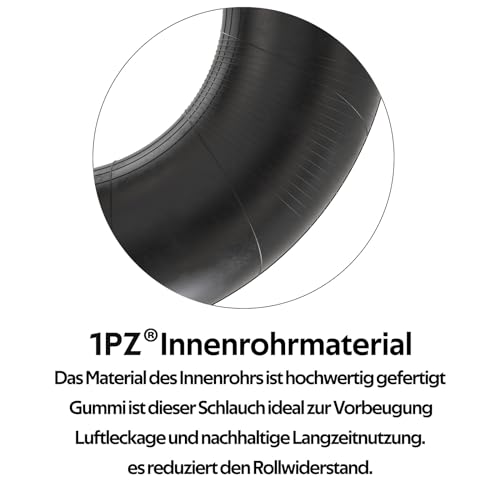 1PZ FY2-05E 18x8.5-8 Schlauch mit Gerades Ventil Ersatz für Schubkarren Wheelbarrow Handwagen Wagen Rasenmäher