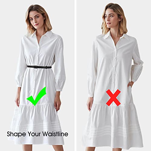 Suosdey Women Leather Thin Belt For Dress Jeans Skinny Waist Belt For Women Ladies #TOP6