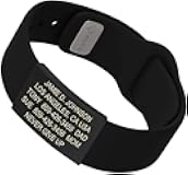 Official Identification Bracelet - The Wrist ID Elite - 19mm Wide - Silicone Pin-Tuck - for Athletes - 4 Colors