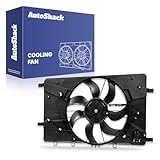 AutoShack Radiator Cooling Fan Assembly Replacement for 2012-2017 Buick Verano 2011-2016 Chevrolet Cruze 2016 Chevrolet Cruze Limited 1-PC