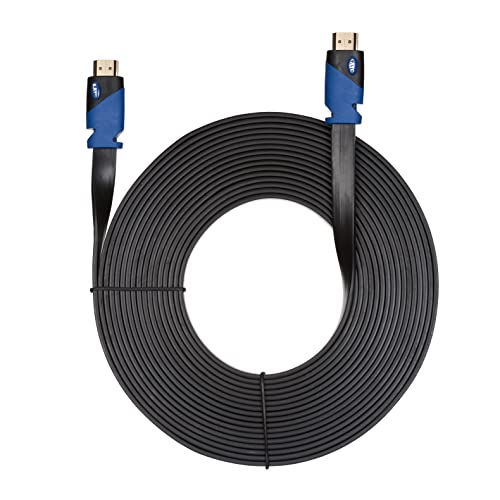 Cable HDMI 2.0b de Alta Velocidad Ultra HD 4K Plano de 7,6 Metros para Pantallas de Pared
