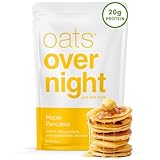 Oats Overnight - Maple Pancakes - Vegan, 20g Protein, High Fiber Breakfast Shake - Gluten Free, Non GMO Oatmeal (2.5 oz per meal) (8 Pack)