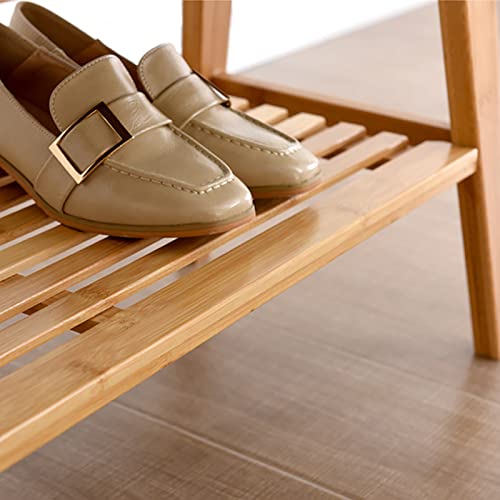 Tabouret à langer et rangement de chaussures pour couloir encombré