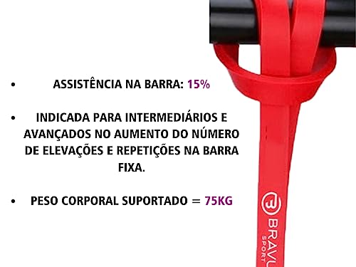 Super Band Bravus Sport Tensão Leve Elástico Extensor
