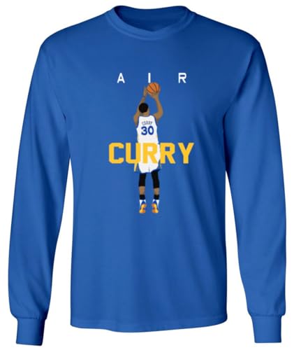Long Sleeve Air Curry 3 Pointer Shirt T-Shirt Mens Long Sleeve