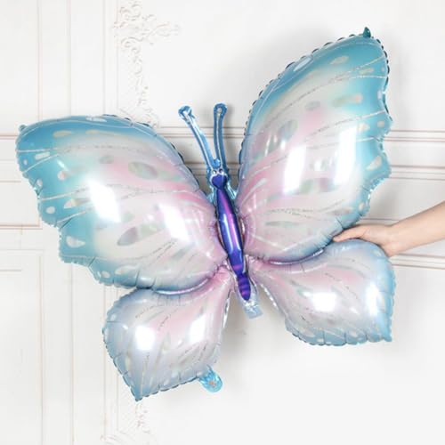 VOSAREA Balões De Borboleta De 38 Polegadas Balões Metalizados De Borboleta Decoração De Chá De Para