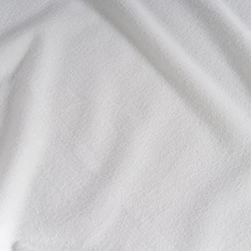 Lane Linen 100% Cotton Flannel Sheets Set - White Flannel Sheets Queen Size, 4-Piece Bed Sheets - Lightweight Bedding, Brushed For Extra Softness,Breathable, 15" Deep Pocket (Fits Upto 17" Mattress) #TOP5