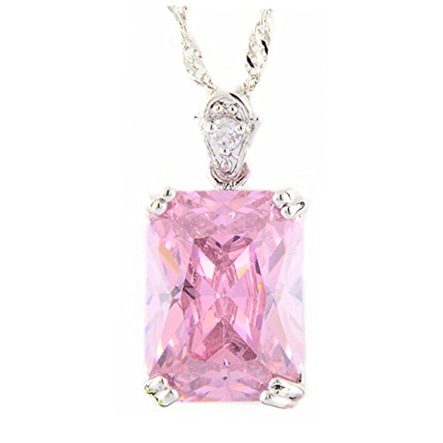 RIZILIA Pink Sapphire Necklace Image