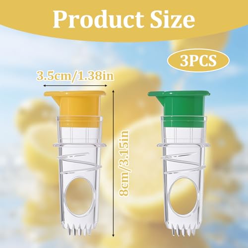 Lemon Juicer Duo - Heavy Duty Citrus Squeezer with Spiral Design & Built-In Filter - Handheld Manual Juicer for Fresh Juices, Cocktails, and Recipes - Image 2