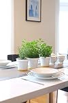 Inspirer Studio Roman Extendible Dining Table Pedestal Table MDF High-Gloss White (Table Only)