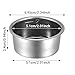 Stainless Steel Coffee Filter,51mm Pressurized Porous Filter,Double Cup Coffee Reusable Detachable Strainer,Coffee Machine Accessories for Home Office